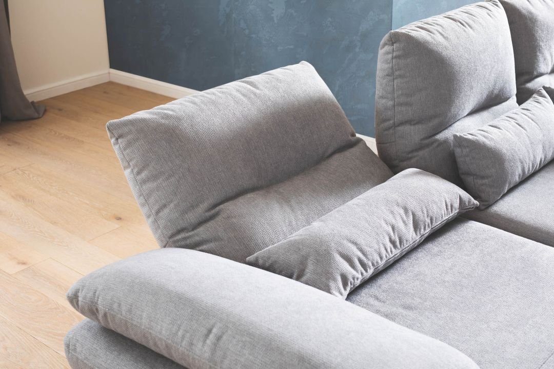 Wohnlandschaft Oxnard light grey 297 x 168 cm