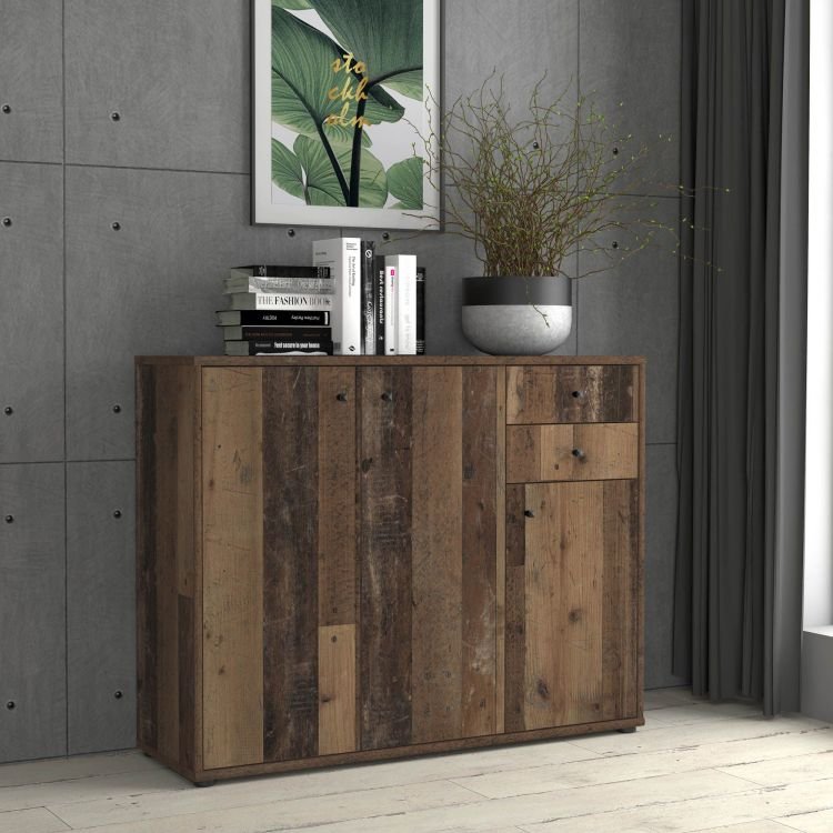Forte Kommode Tempra 2 Old Wood Vintage 108,8 x 85,5 cm