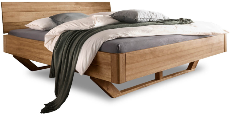 Wildeiche Bett - 180 x 200 - Erik