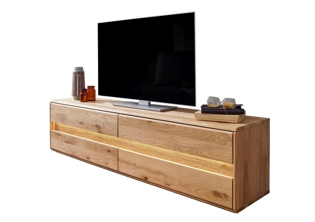 G+K TV Element III Emma WZ-0303 Wildeiche geölt 184 x 48 cm