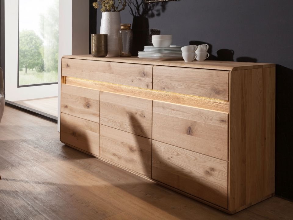 G+K Sideboard I Emma WZ-0303 Wildeiche geölt 183 x 87 cm