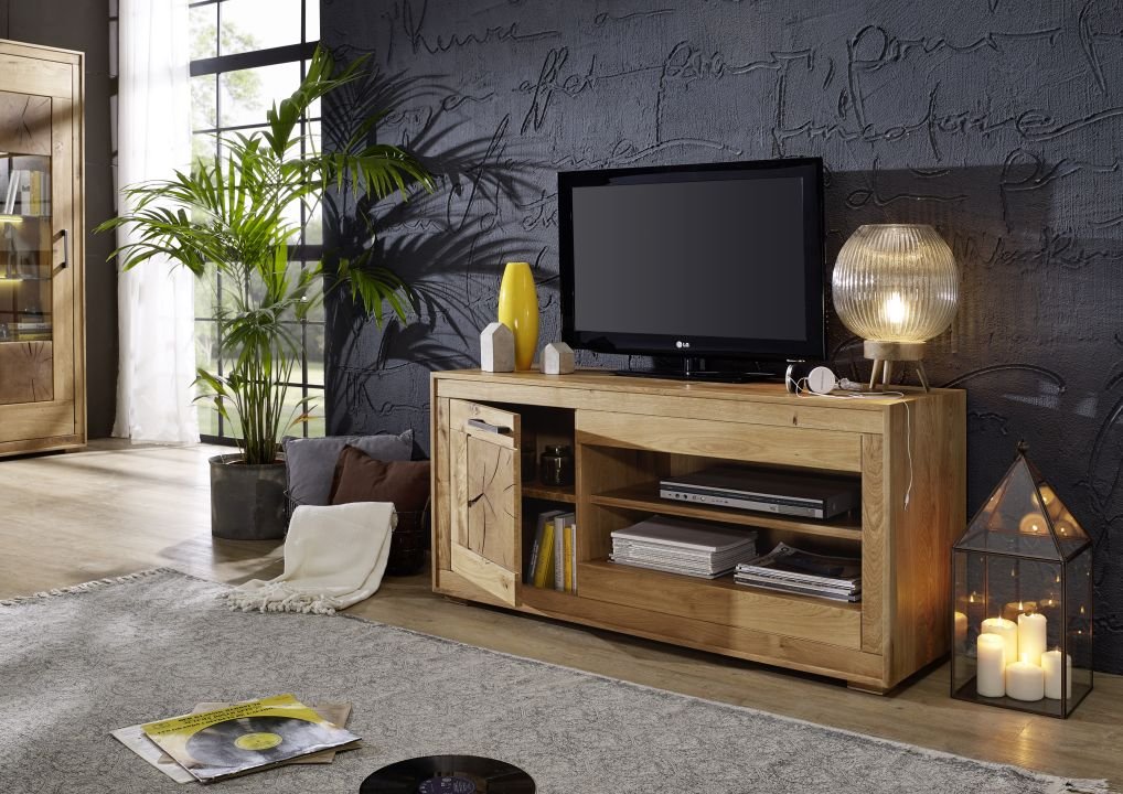 TV-Element Woodlane Wildeiche natur geölt 130 x 62 cm