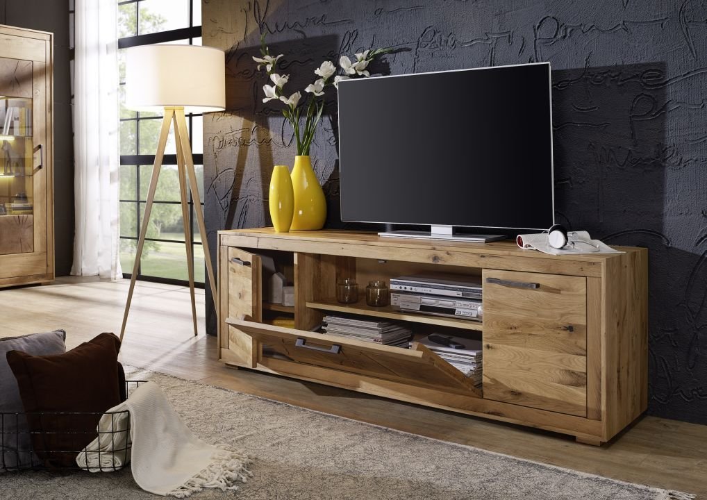 TV-Element Woodlane Wildeiche natur geölt 178 x 62 cm