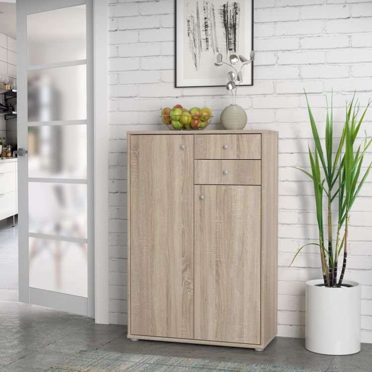 Forte Kommode Tempra 2 Sonoma Eiche NB 73,7 x 111,1 cm
