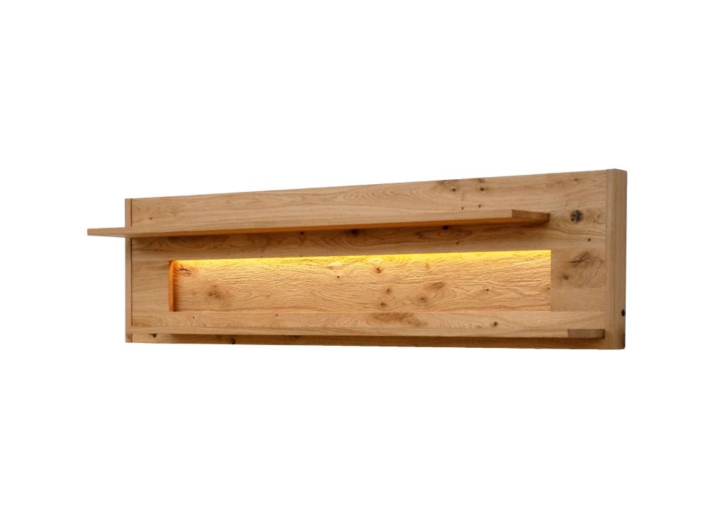 G+K Wandboard II Emma WZ-0303 Wildeiche geölt 163 x 38 cm