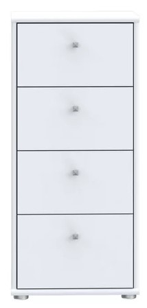 Forte Kommode Tempra 2 weiß 38,6 x 85,5 cm