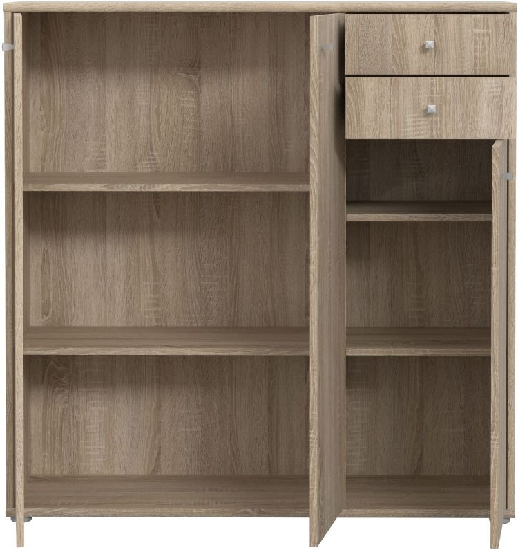 Forte Kommode Tempra 2 Sonoma Eiche NB 108,8 x 111,1 cm