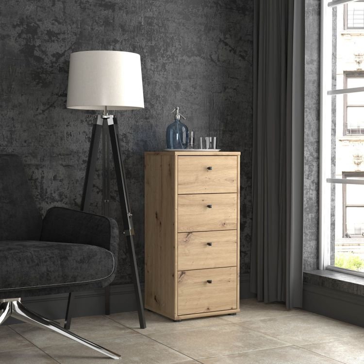 Forte Kommode Tempra 2 Artisan Eiche NB 38,6 x 85,5 cm