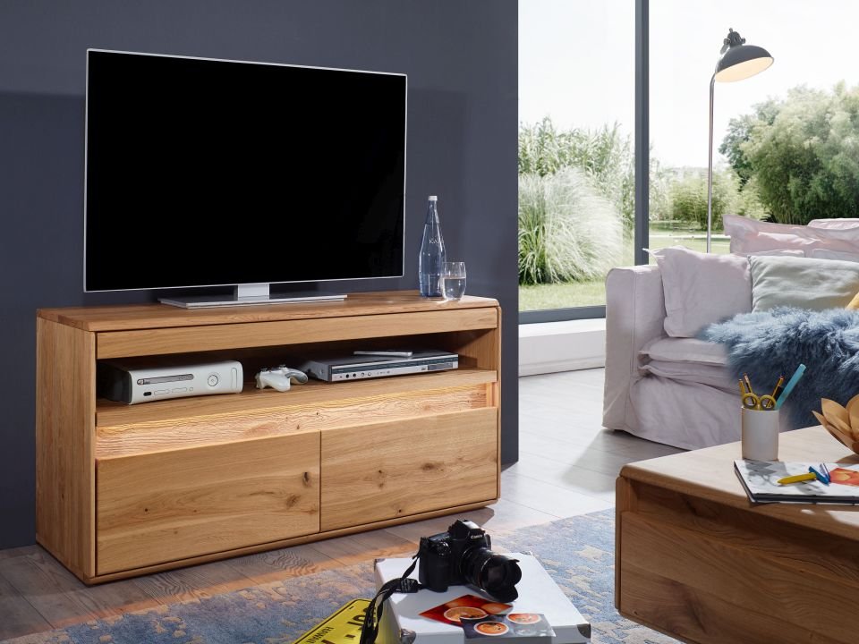 TV-Element Emma Wildeiche geölt 123 x 64 cm