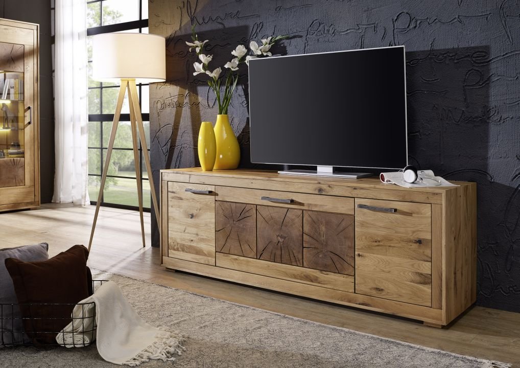 TV-Element Woodlane Wildeiche natur geölt 178 x 62 cm